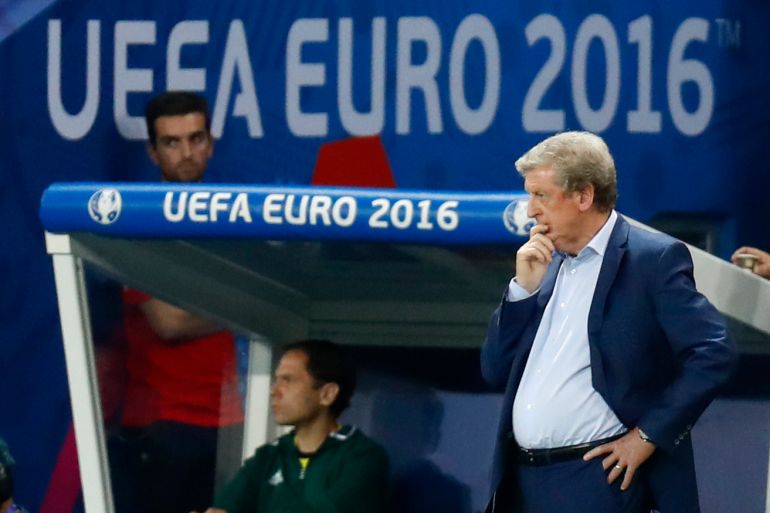 football soccer - england v iceland - euro 2016 - round of 16 - stade de nice, nice, france - 27/6/16 england head coach roy hodgson reuters/kai pfaffenbach livepic