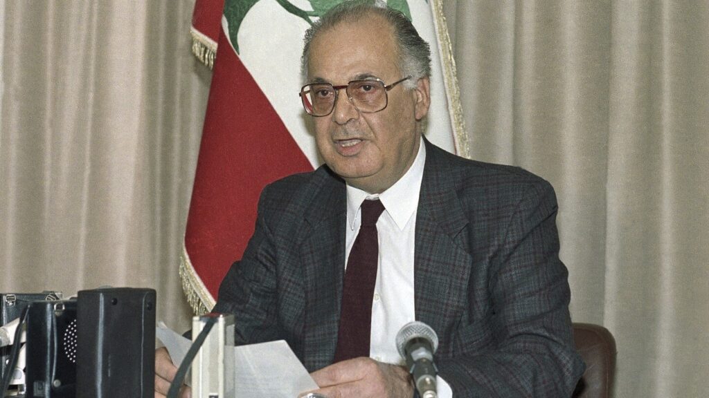 Former five-time Lebanese prime minister Salim Hoss dies at 94