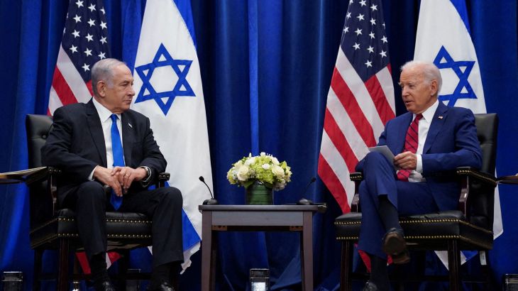 file photo: u.s. president joe biden holds a bilateral meeting with israeli prime minister benjamin netanyahu on the sidelines of the 78th u.n. general assembly in new york city, u.s., september 20, 2023. reuters/kevin lamarque/file photo