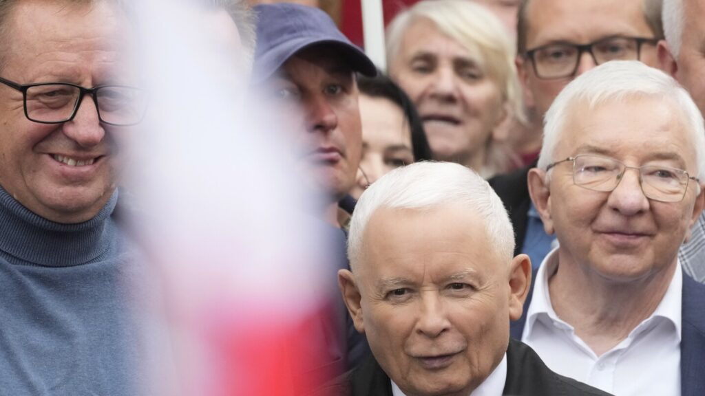 Thousands attend an anti-government rally organized by Poland’s main opposition party