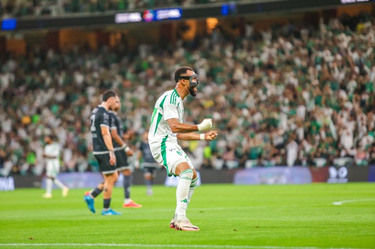 علي مجرشي لاعب الاهلي السعودي المصدر:الحساب الرسمي لدوري روشن السعودي