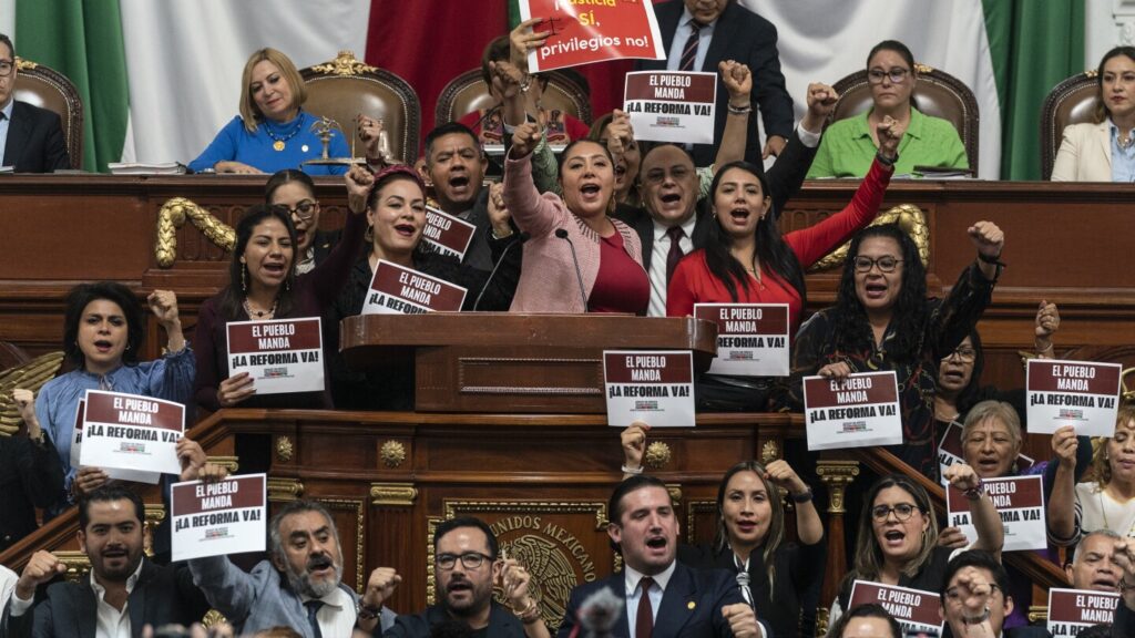 Mexico will amend its constitution this weekend to require all judges to be elected