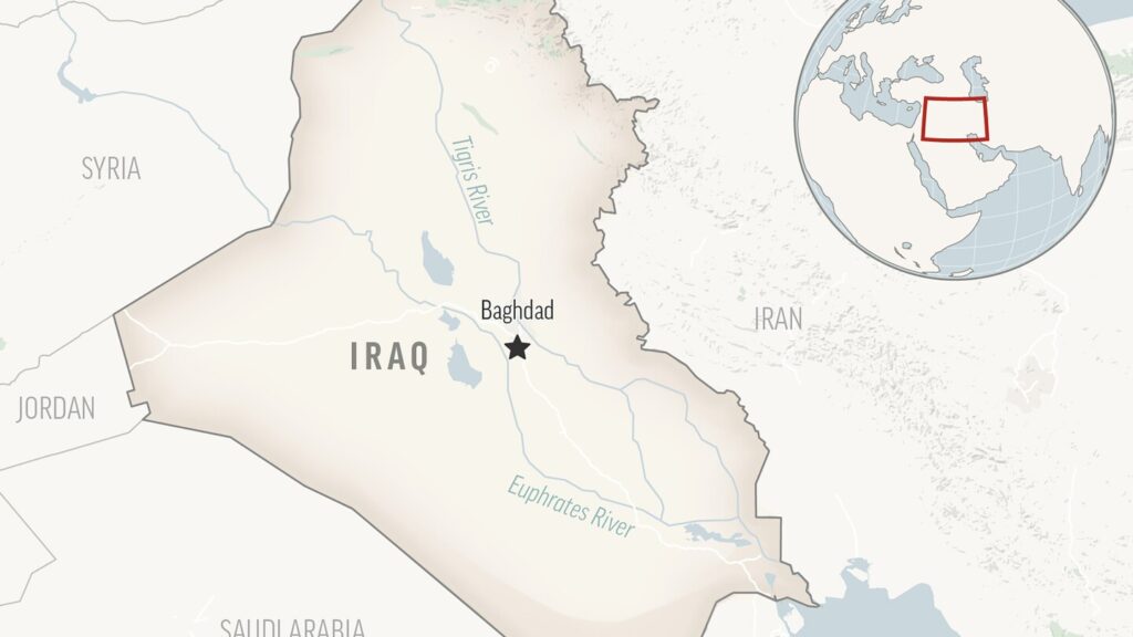 Explosion reported at US military facility near Baghdad airport ahead of Iranian president’s visit