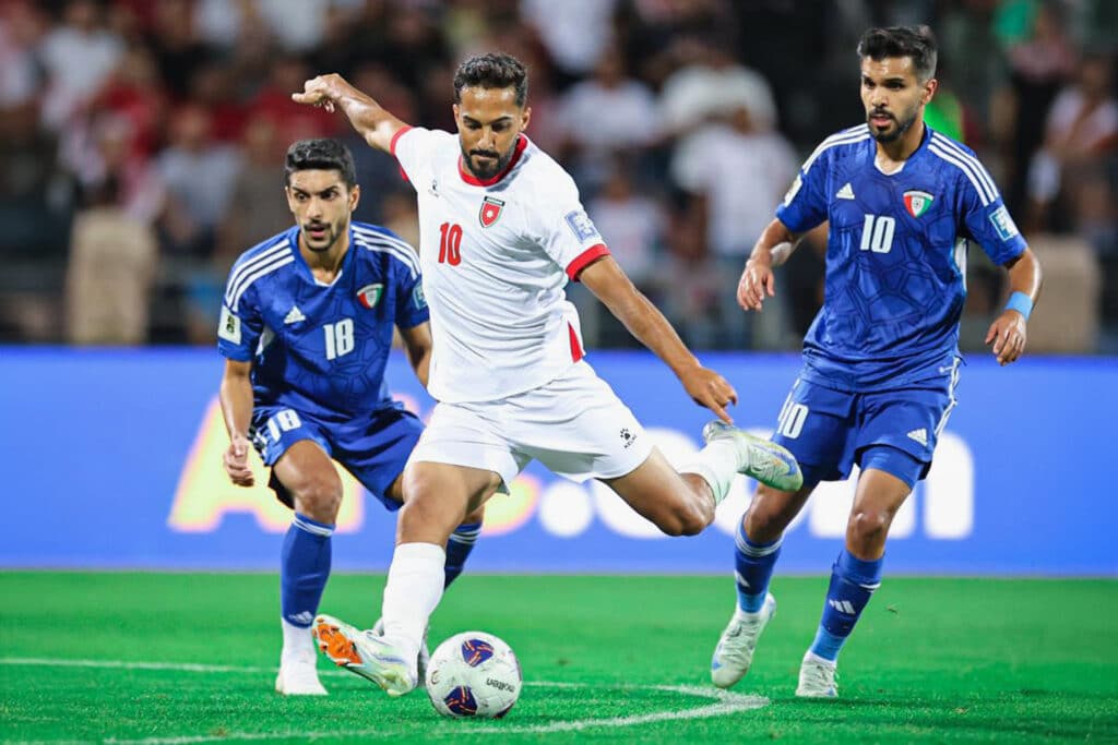 ملخص تعادل الأردن مع الكويت والسعودية مع إندونيسيا في تصفيات كأس العالم 2026