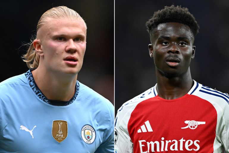 كومبو erling haaland وbukayo saka