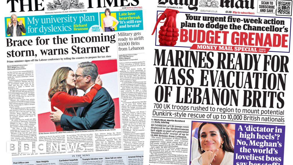 PM braces for 'storm' and Britons told leave Lebanon