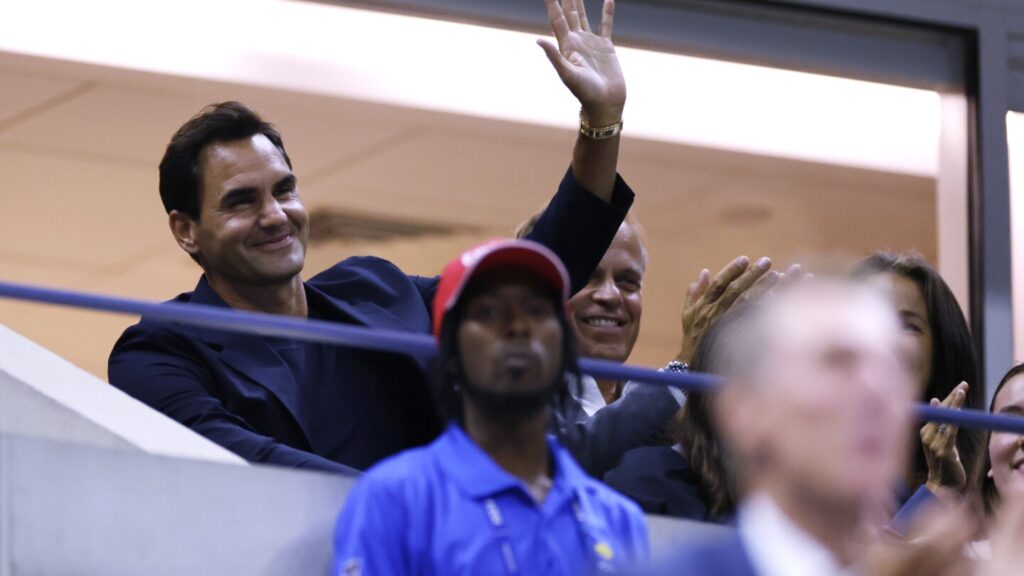 Roger Federer is back at the US Open as a fan after speaking about Sinner’s ‘tricky’ doping case