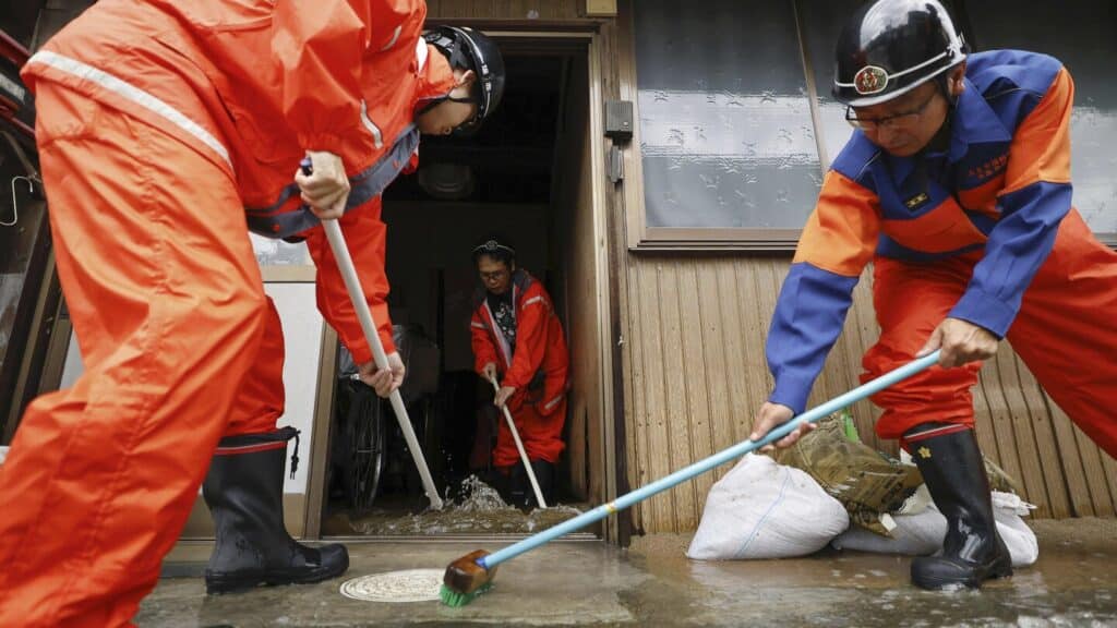 A deadly storm sweeps through Japan and heavy rainfall could last for days