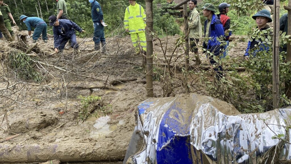 Flash flood sweeps away hamlet as Vietnam’s storm toll rises to 155 dead