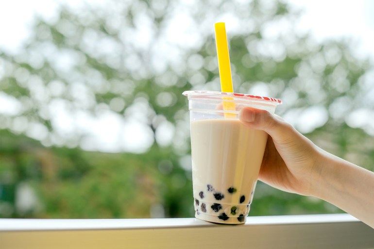 bubble tea (also known as pearl milk tea, bubble milk tea, black pearl ice tea, tapioca tea, tapioca milk tea, tapioca drink or boba)