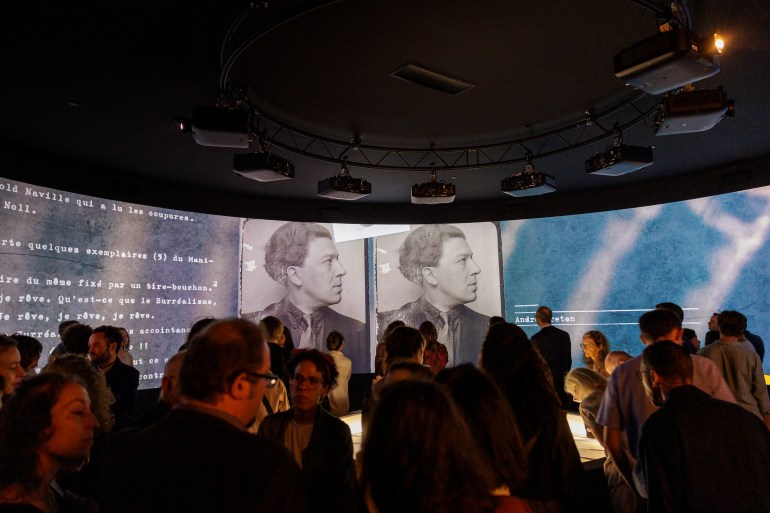 paris, france - september 03: a general view of the exhibition surrealism at centre pompidou on september 03, 2024 in paris, france. (photo by luc castel/getty images)