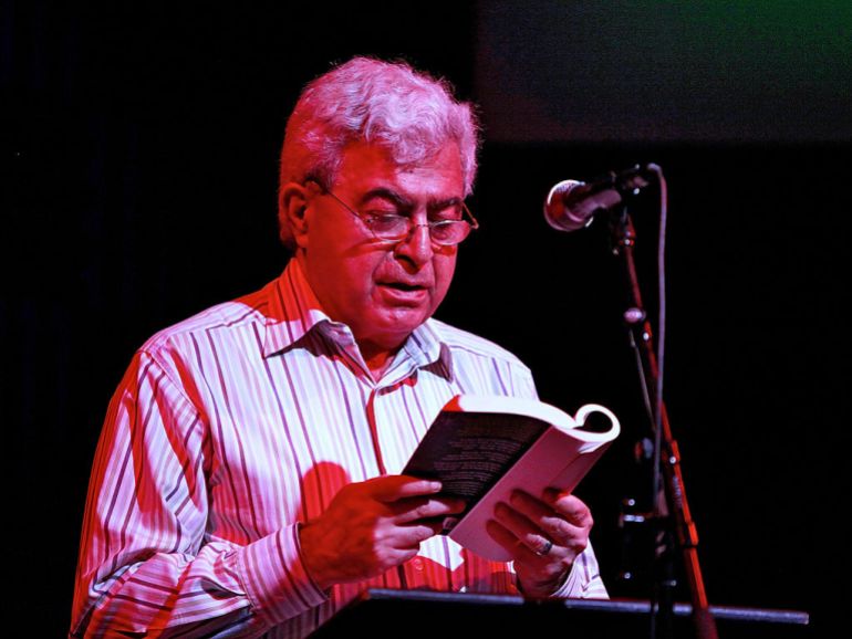 novelist/playwright elias khoury attends face-to-face: confronting the torturers: a pen freedom to write event at joe's pub on april 29, 2010 in new york city. *** local caption ***