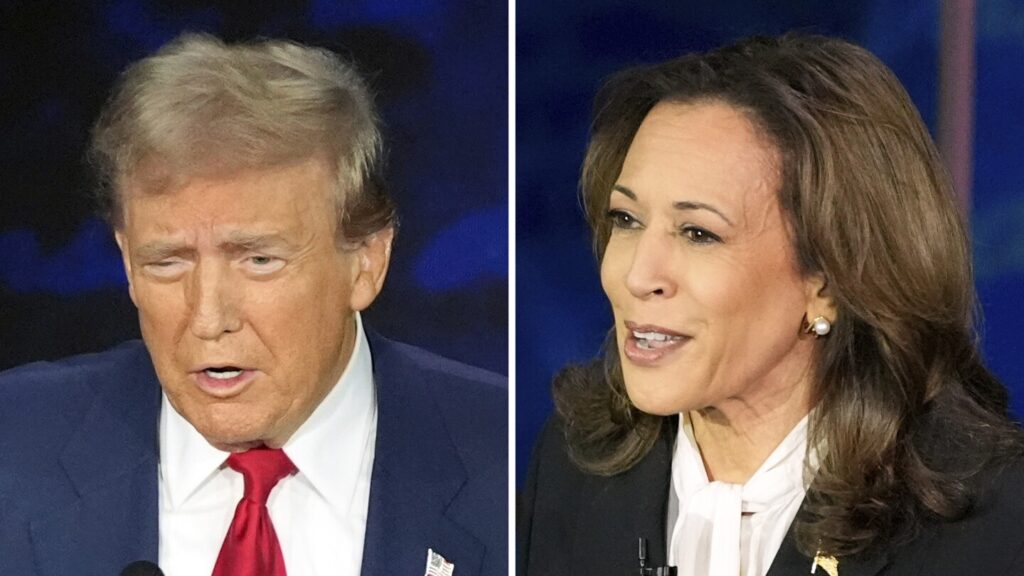 The Latest: Trump and Harris are set to debate in Philadelphia