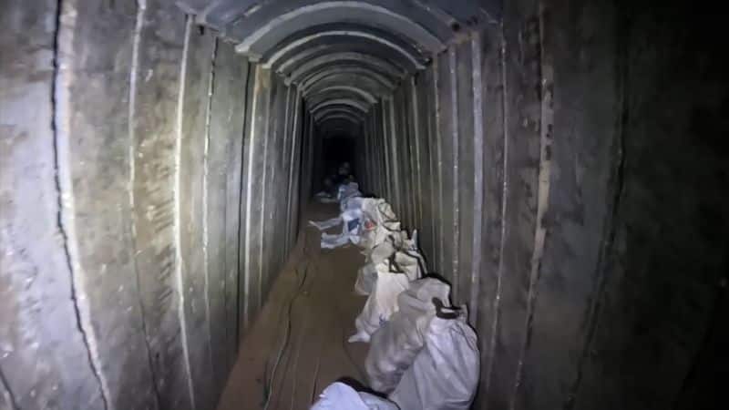 IDF releases video of Gaza tunnel where hostages were killed