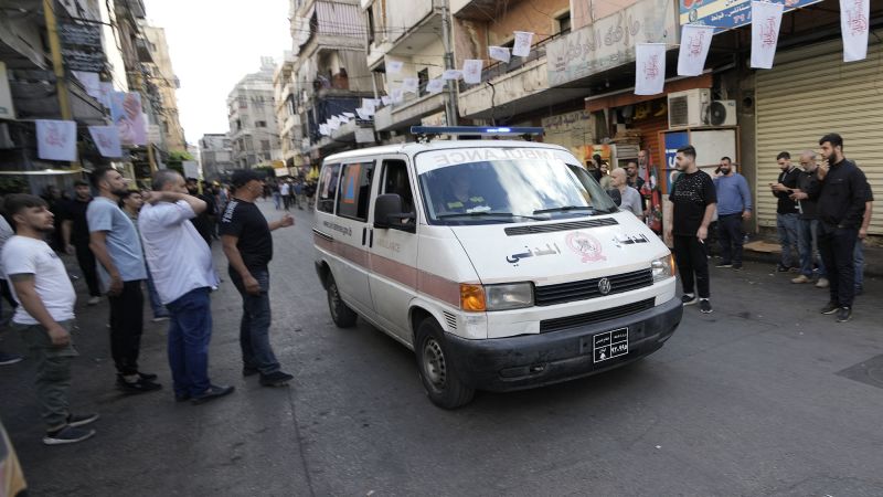 Dozens of walkie talkies explode in Lebanon one day after pager blasts injure thousands, state media reports