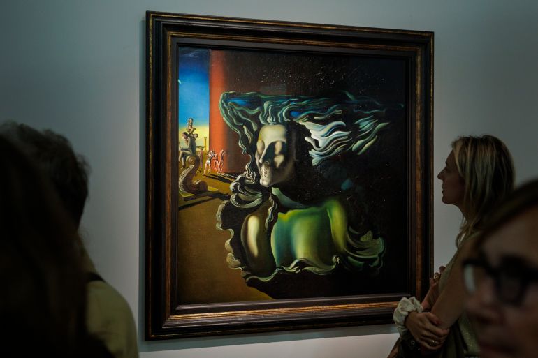 paris, france - september 03: a general view of the exhibition surrealism at centre pompidou on september 03, 2024 in paris, france. (photo by luc castel/getty images)