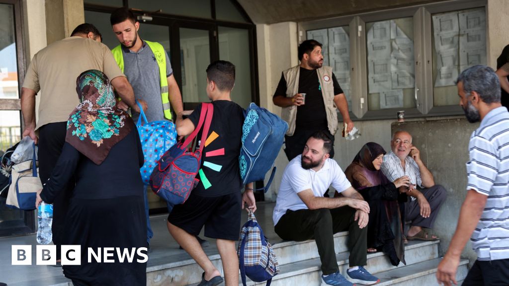 1 hr agoDisplaced people shelter in Lebanese schoolAs Israel continues to bombard southern Lebanon, thousands of civilians are fleeing their homes.1 hr agoMiddle East