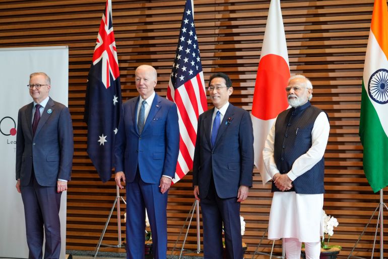 quad meeting at the prime minister’s office of japan in tokyo