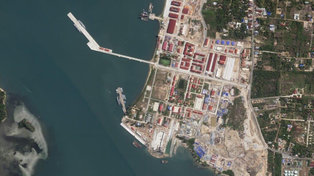 Cambodia says China gifting 2 warships as it finishes work expanding strategically important port