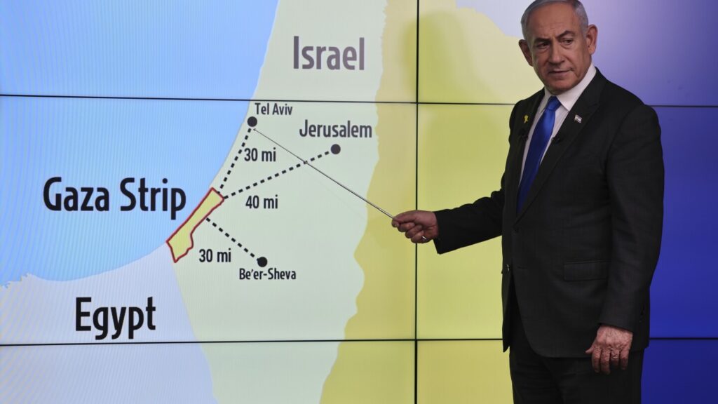 Israel’s Netanyahu demands open-ended control of Gaza’s border with Egypt