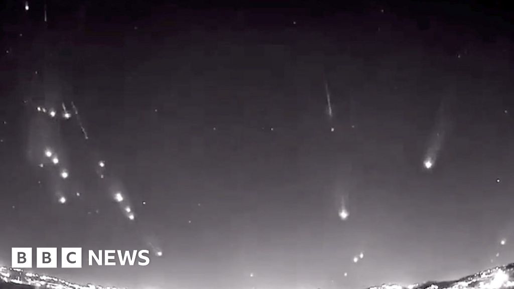 20 hrs agoVideo shows Iranian missiles fired over IsraelVideo filmed from Dabouq shows the barrage of missiles which were launched on 1 October.20 hrs agoMiddle East