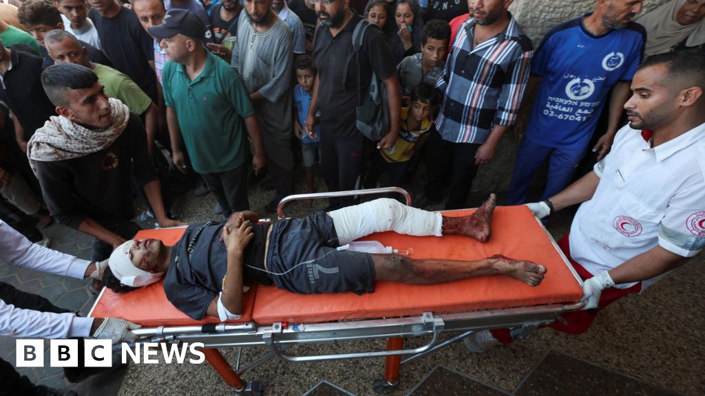 Israeli strike on Gaza school sheltering displaced kills 28, paramedics say