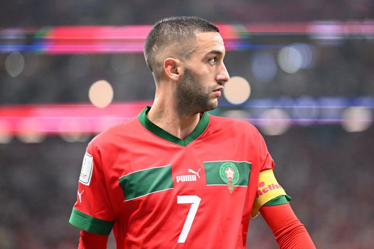 زياش شارك في جميع مباريات المغرب بمونديال قطر