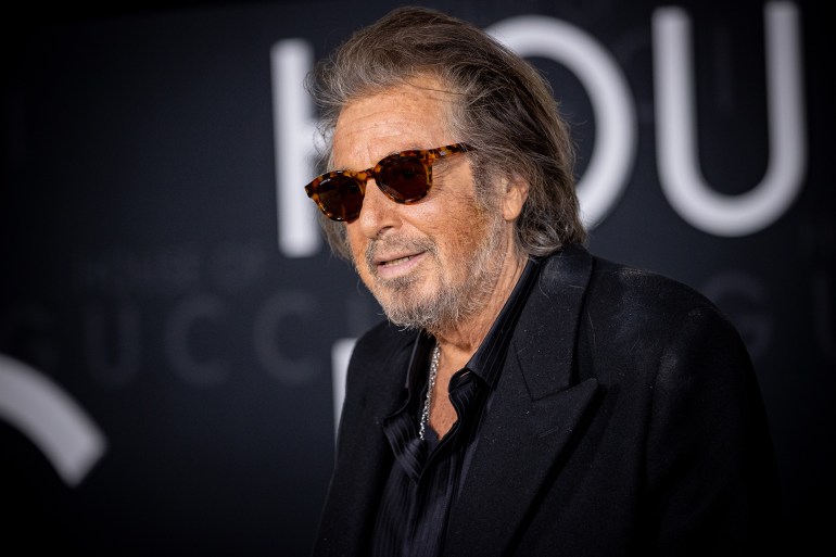 los angeles, california - november 18: al pacino attends the los angeles premiere of mgm's 'house of gucci' at academy museum of motion pictures on november 18, 2021 in los angeles, california. (photo by emma mcintyre/wireimage)