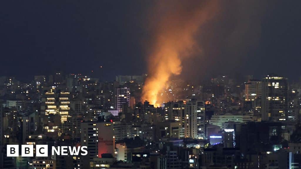 22 killed in Israeli strike on Beirut, Lebanon says