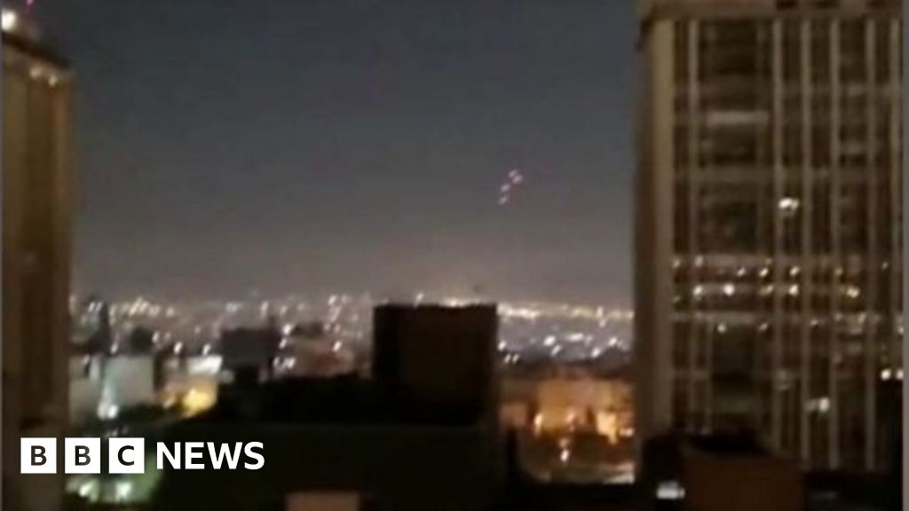 5 hrs agoProjectiles seen in sky over TehranIsrael says it has conducted "precise strikes on military targets" in Iran.5 hrs agoMiddle East