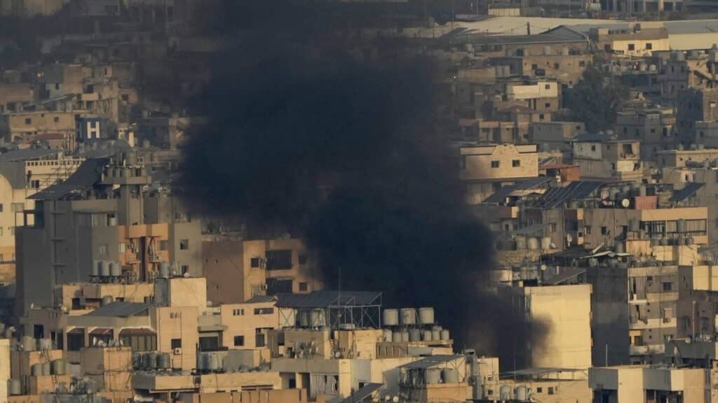 Middle East latest: Israeli jets strike Beirut’s southern suburbs