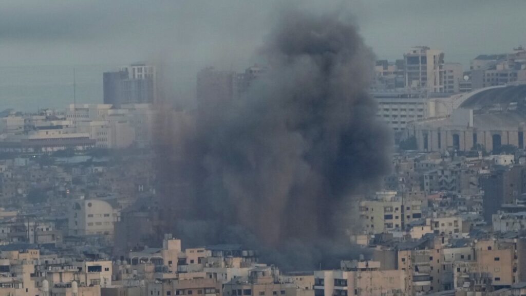 Israel strikes southern suburbs of Beirut for the first time in nearly a week