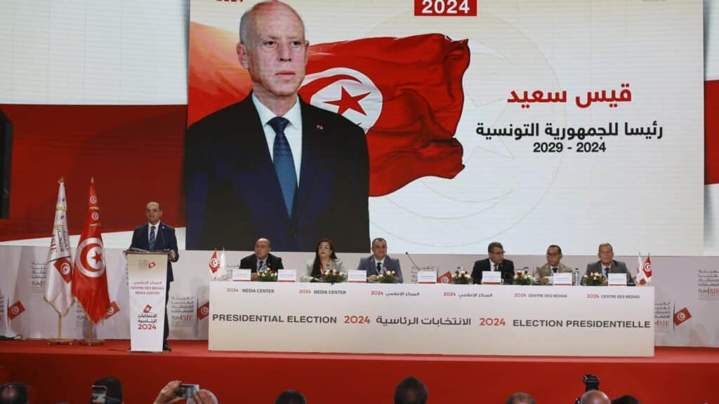 Tunisia’s President Saied wins landslide reelection after cracking down on opponents