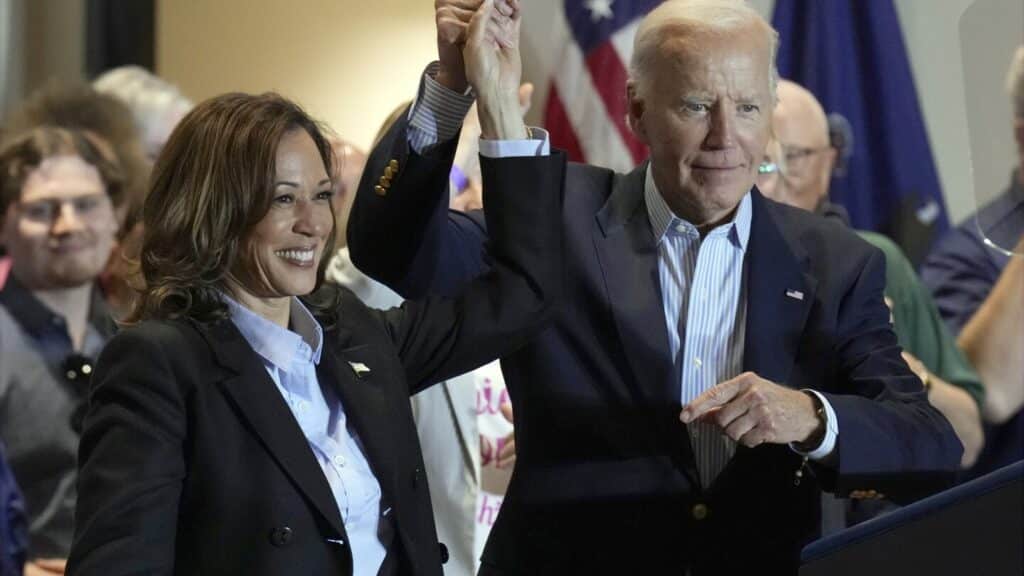 Biden pledged to campaign hard for Harris. So far, he’s been mostly a no-show