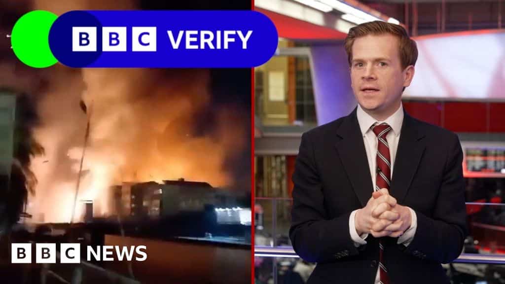 49 mins agoBBC Verify examines footage revealing scale of damage in LebanonBBC Verify’s Nick Eardley analyses videos that reveal the extent of damage caused by Israeli strikes.49 mins agoMiddle East