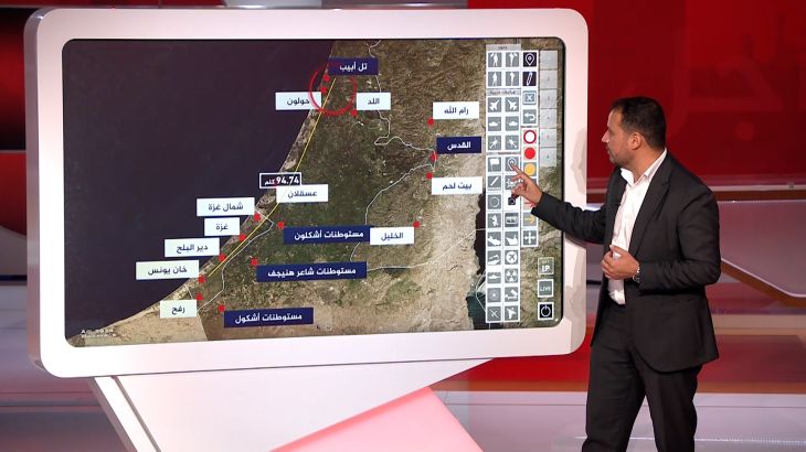 خريطة تفاعلية توضح الوضع الميداني في شمال غزة خريطة تفاعلية خريطة تفاعلية