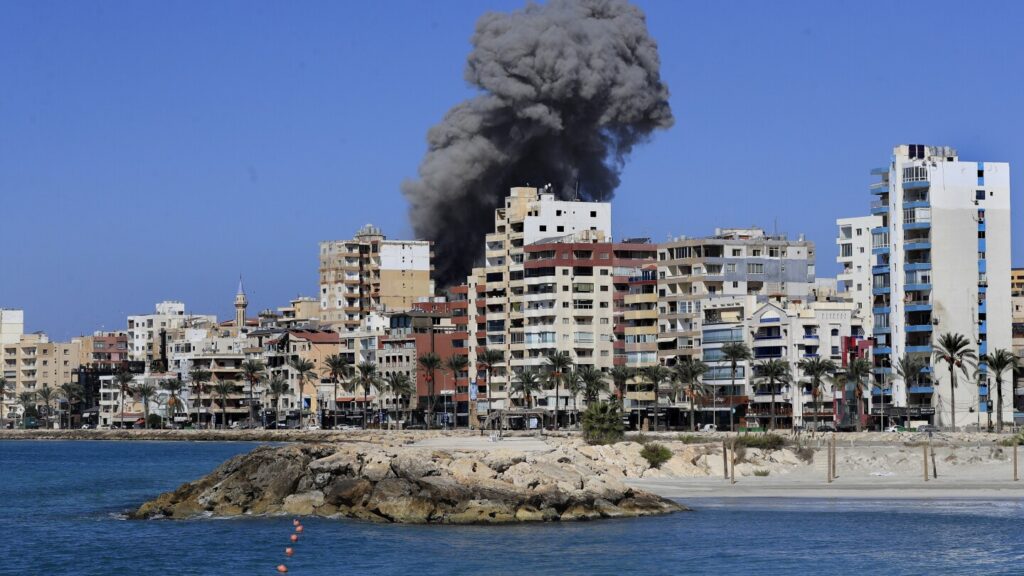 Israeli strikes pound Lebanese coastal city after residents evacuate