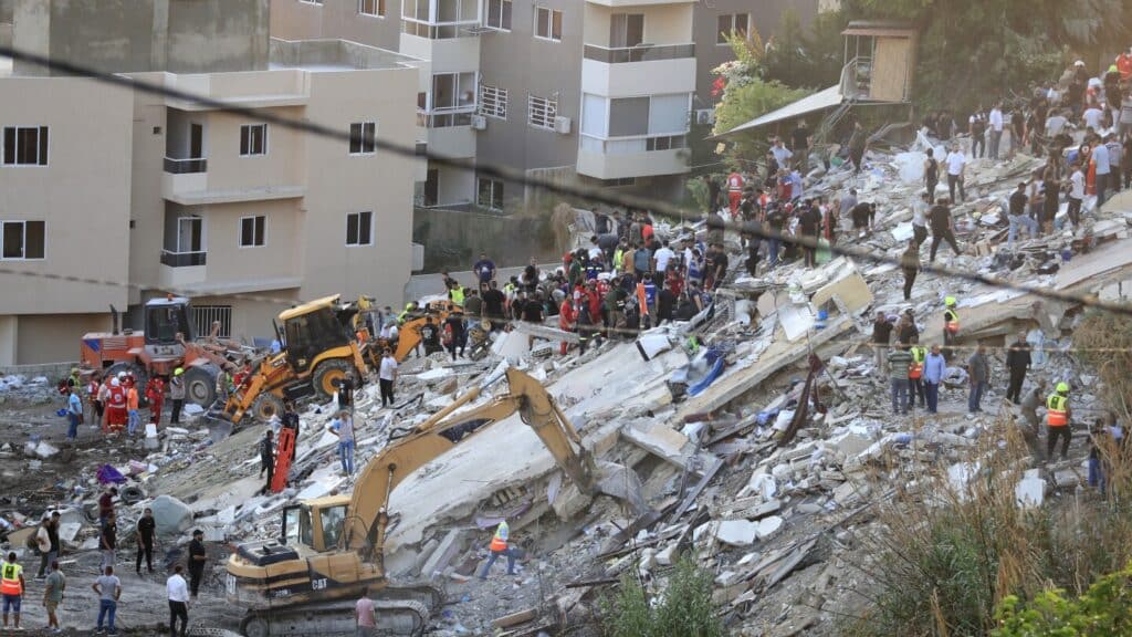 Under fire and using old equipment, Lebanon’s rescuers struggle to respond to Israeli offensive