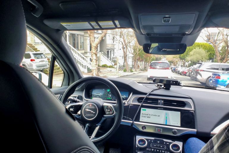 a waymo rider-only robotaxi is seen during a test ride in san francisco, california, u.s., december 9, 2022. reuters/paresh dave