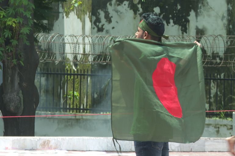 أنشطة الحراك الطلابي في بنغلاديش الجزيرة