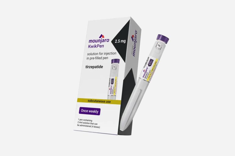 Mounjaro is a weekly self–injectable pen used for weight loss المصدر: موقع الشركة https://mounjaro.lilly.com/