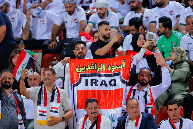 منتخب العراق ضد عمان المصدر:الاتحاد العراقي لكرة القدم