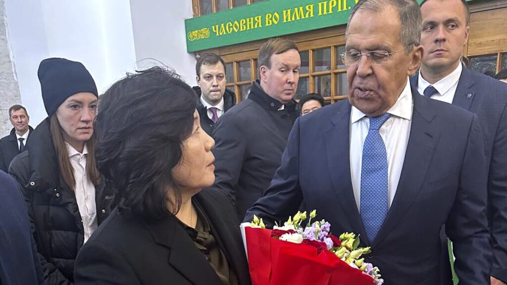 North Korea’s top diplomat is in Moscow as Pyongyang sent troops to help the war on Ukraine