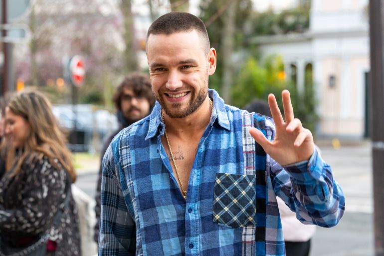 PARIS, FRANCE - MARCH 01: Liam Payne is seen on March 01, 2024 in Paris, France. (Photo by Marc Piasecki/GC Images)