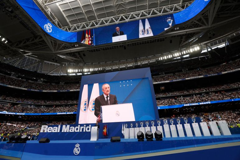 رئيس ريال مدريد ينتقد فيفا ويويفا ويؤكد دعمه للدوري السوبر الدوري السوبر الأوروبي الدوري السوبر الأوروبي