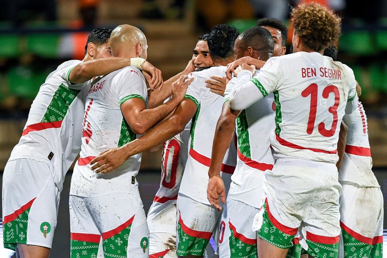 منتخب المغرب فاز 5-1 على الغابون المصدر: الاتحاد المغربي تويتر