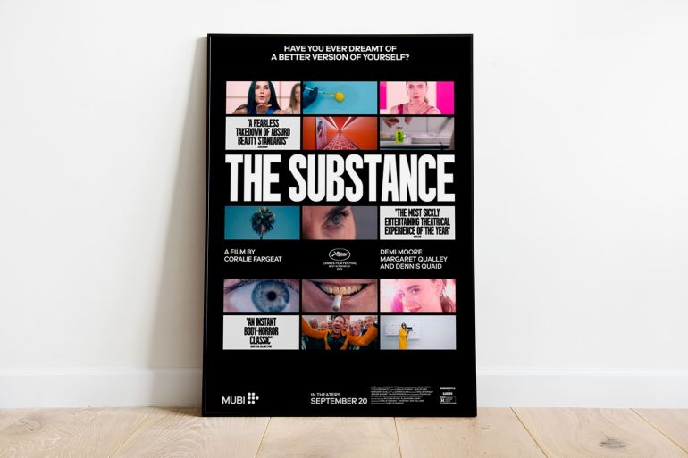 the substance movie poster