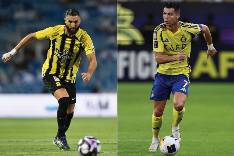 كريم بنزيمة Karim Benzema الاتحاد كريستيانو رونالدو Cristiano Ronaldo النصر