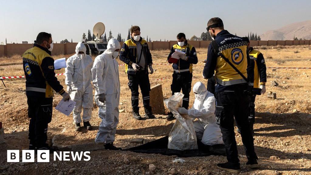 Syria mass graves: Daunting task of searching for and naming the dead