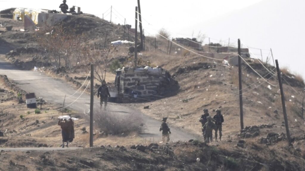 Syrian villagers near the Golan Heights say Israeli forces are banning them from their fields